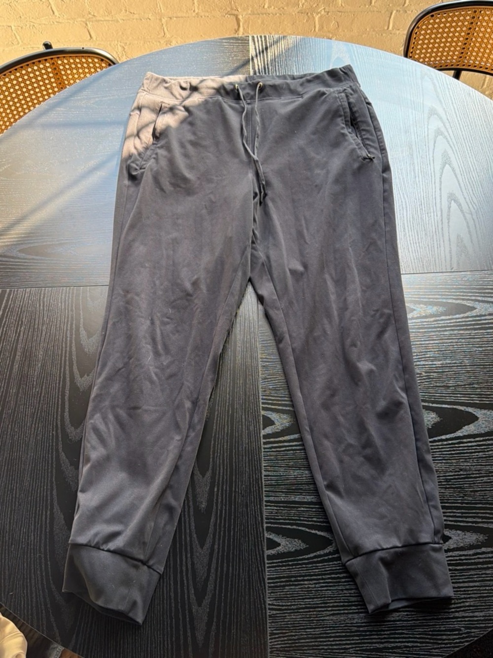 Men's Black Jogger Pants - Comfortable Everyday Lounge Pants